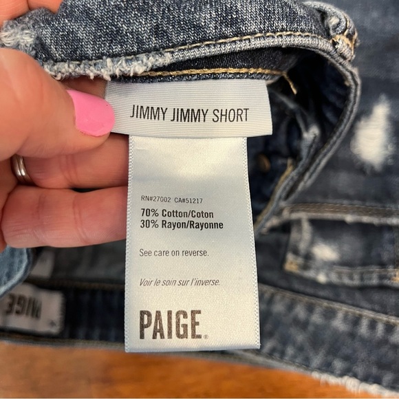 Paige Denim Jimmy Jimmy Shorts size 30 - Picture 3 of 7